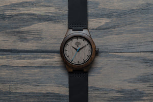 The Bendemeer Wood Watch - Black Leather - Wood watches