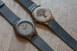 The Bendemeer Wood Watch - Black Leather - Wood watches