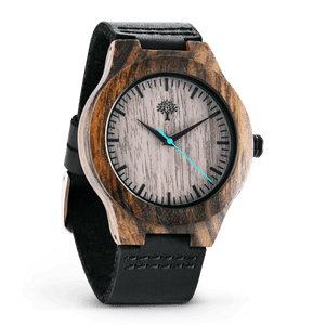 The Bendemeer Wood Watch - Black Leather - Wood watches