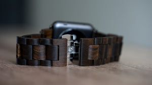 Apple Watch Wood Band- Ebony - Wood watches
