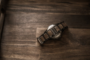 The Dawson Wood Watch -Gunmetal Stainless x Walnut