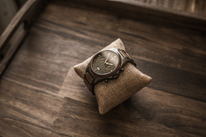 The Dawson Wood Watch -Gunmetal Stainless x Walnut