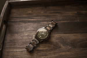 The Dawson Wood Watch -Gunmetal Stainless x Walnut